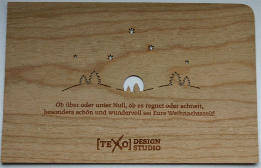 Nachhaltige Weihnachtskarten