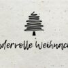 Samenpapier Weihnachtskarte Wundervolle Weihnachten