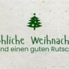 Samenpapier-Weihnachtskarte mit Weihnachtsbaum